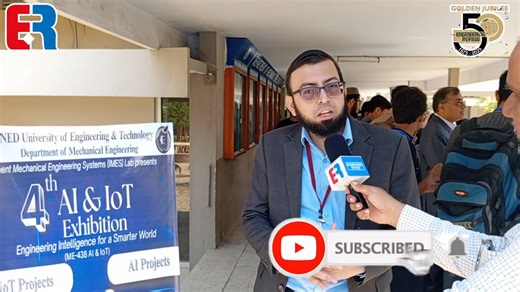 Dr. Haider Ali | NED University of Engineering & Technology | 4th AI & IoT Expo | Department of Mechanical Engineering | Engineering Review | ER #engineeringreview #neduniversity #aiandiot | Engineering Review