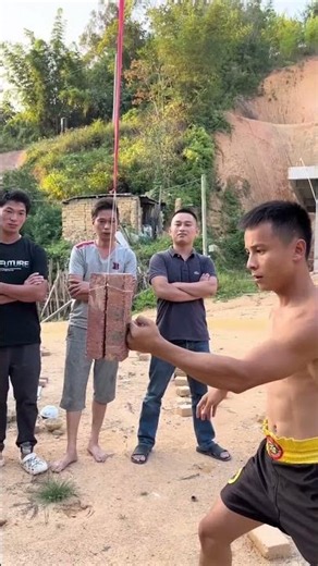 🔥The Power Of One Inch Punch Is Terrifying, Don't Blink#shorts #kungfu