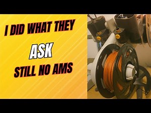 Bambu Lab AMS Still Not Working! Followed Every Step They Said... Still Broken 😤