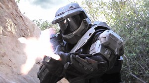 CAPTAIN AMERICA vs MASTER CHIEF - LIVE ACTION BATTLE - follow for more! | Bat in the Sun