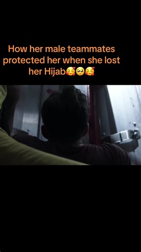 Male Teammates Protecting Marjan When She Lost Her Hijab