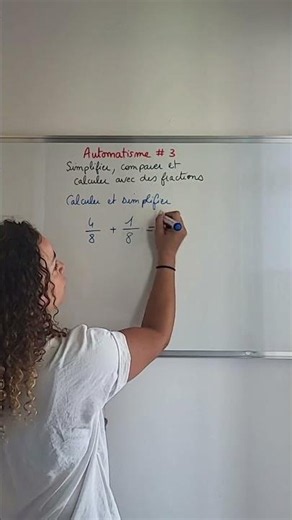Automatisme Brevet n°3 - Fractions (5/10) #maths #pourtoi