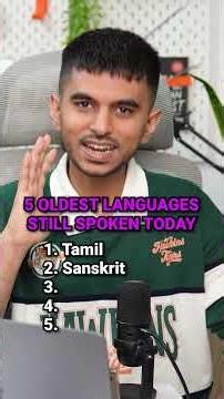 Top 5 Oldest Languages in the World Still Spoken