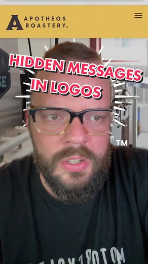 hidden messages in logos #foryou #greenscreen