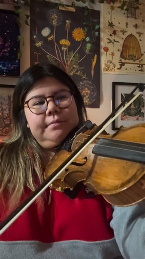Here’s an evening fiddle tune pick me up called Angeline the baker (I think haha) | Brianna Lizotte