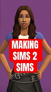 sims 2 create a sim ✨ #shorts #thesims