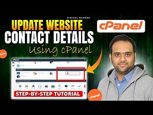How to Change Website Contact Details Using cPanel | Easy Step-by-Step Tutorial (2025)