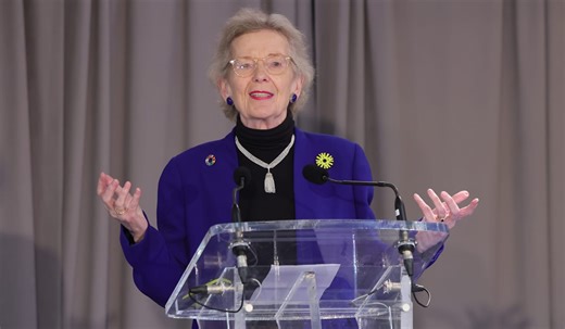 Mary Robinson delivers powerful message as she accepts award