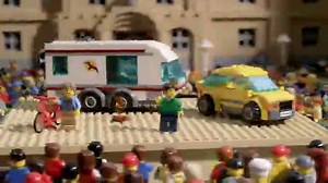 LEGO City Town Car and Caravan 4435