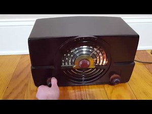 Vintage/Antique ZENITH 7H820-U Bakelite Tube Radio Working