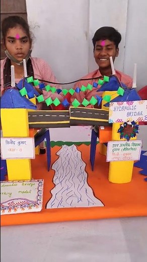 Science exhibition || Hydraulic bridge || Class8 #sciencefacts