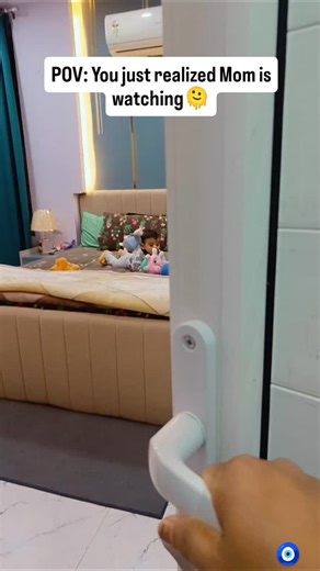 Darshil Varshney on Instagram: "You just realized Mom is watching🥰💞 "Eye contact 👀= Heart melted🫠" #funny #viralvideos #reels #reelkarofeelkaro #igreach"
