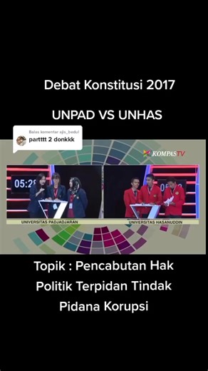 Membalas @ajis_bedul part 2 #debat #konstitusi #unhas #UNPAD #hakpolitik #fypシ