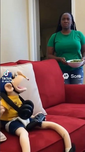 Jeffy it's time to eat green beans.