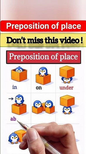 Prepositions of Place | In, On, Under, Behind, Next To (English Grammar USA)