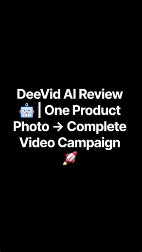 DeeVid AI Review 🤖 | One Product Photo → Complete Video Campaign 🚀
