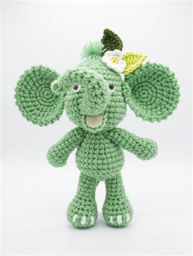Amigurumi Baby Elephant Crochet Doll Pattern PDF - Etsy