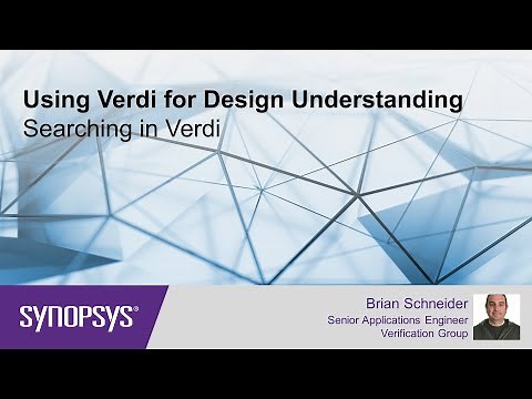 Using Verdi for Design Understanding - Searching in Verdi | Synopsys