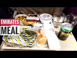 Emirates food test ✈ Flight meal review