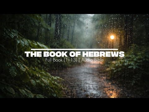 The Book of Hebrews (Full Audio Bible with Rain Sounds) | For Sleep, Study & Prayer