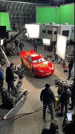 How the Cars cartoon was filmed #backstage #behindthescenes
