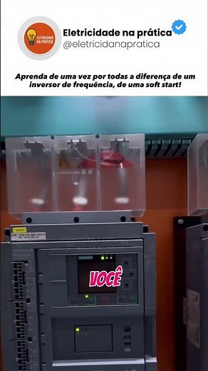 Aprenda de uma vez por todas a diferença entre inversor de frequência e soft starter #eletricidade