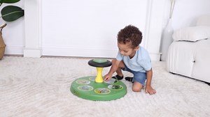 John Deere Twist-N-Twirl Spinning Activity Toy for Toddlers - Balance and Coordination Ages 18 Months+