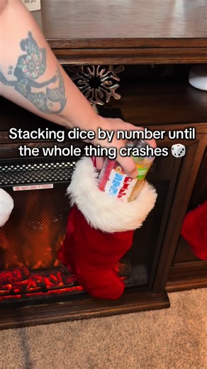 This stacking dice game got way more competitive than we expected 😂 Stack-a-Pillars is easy to learn, fast to play, and perfect for family game night or holiday parties. Plus, it’s small enough to fit in a stocking 🎄#FamilyGameNight #FamilyGames #GameTOK #DiceGame #GameNight