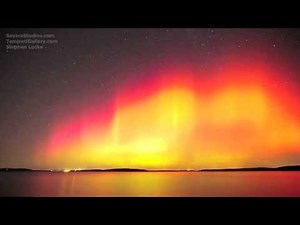 Amazing HD Northern Lights Time Lapse Perry Lake, KS - AURORA - CME