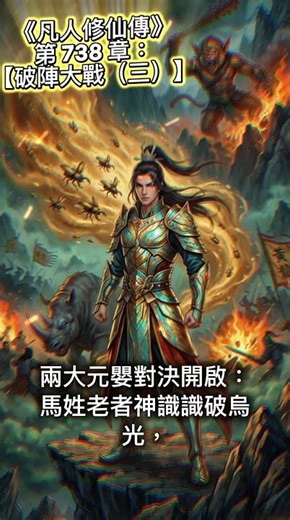 ​《凡人修仙傳》第 738 章：【破陣大戰（三）】故事概要 #凡人 #故事頻道