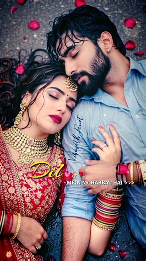 Dil Mein Mohabbat Hai 💖🌹 | Aesthetic Lyrics Status #viral #romantic #lovesong