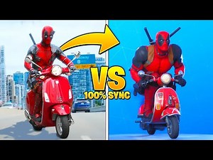 *NEW* Fortnite Dances & Emotes in Real Life..! (100% Sync)