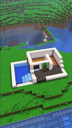 Minecraft Easy Modern House #minecraft