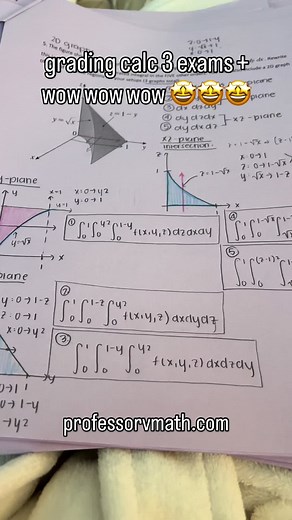 Grading Calc 3 Exams: Stunning Graphs & Math Resources
