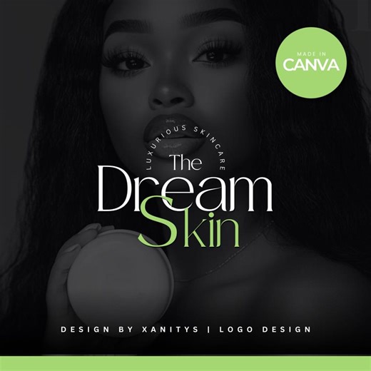 Skincare Logo, Skin Care Logo Design, Skincare Website Logo, Body Butter Logo, Cosmetics Logo, Body Contour Logo, DIY Beauty Logo Template - Etsy