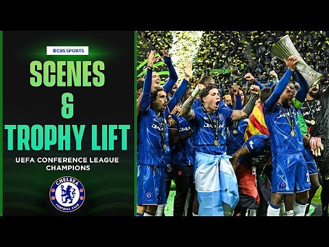 Chelsea WIN UEFA Conference League vs. Real Betis | LIFT 2024/2025 trophy 🏆🍾 | CBS Sports Golazo