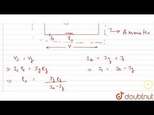 (a) Briefly explain how a galvanometer is converted into an ammeter.