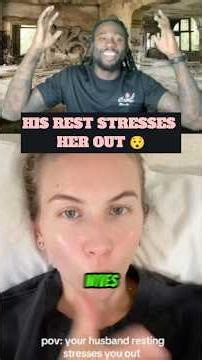 His Rest Stresses Her Out 😳 | Why Can't Men Relax Anymore? #dating #shorts #reaction
