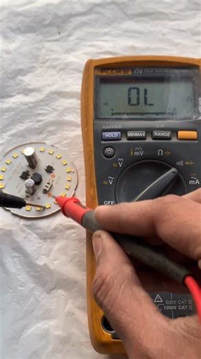 Qureshi Store on Instagram: "18W LED Chip Check With Multimeter | LED Bulb Repair Testing Method #18WLedChip #LedChipTest #MultimeterTest #LedBulbRepair #electronicsrepair"