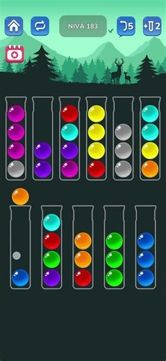 Ball sort puzzle level 183 #ballsortpuzzle