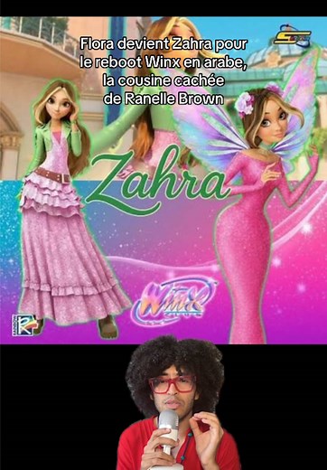 La transformation de Flora en Zahra dans Winx Reboot