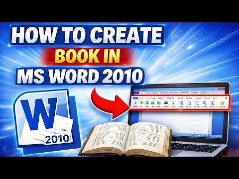 How to Make Book in Microsoft Word 2010 Step by Step #winword #msword