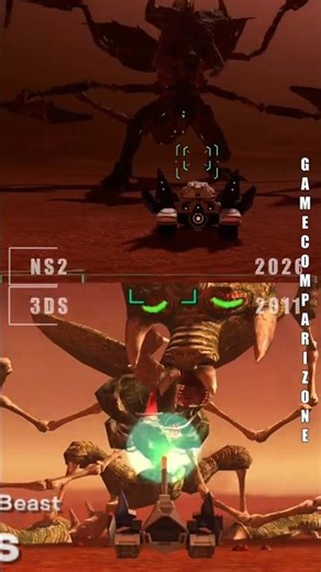 BIOTECH or PREHISTORIC? Star Fox Switch 2 vs 3DS Titania Boss #comparison #shorts