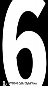 6 seconds timer HUGE（Vertical）