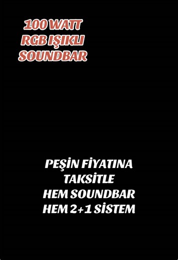 100 Watt Hem Soundbar 2 1 Sistem ve Avantajları