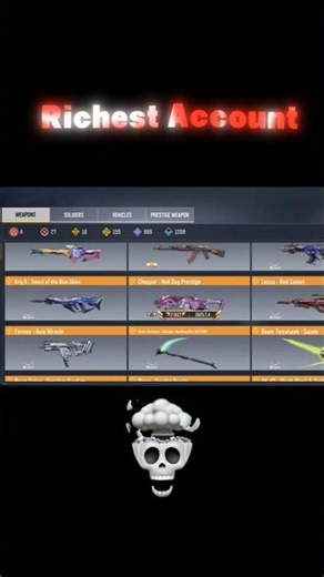 My Bro's Codm Account | CODM | #gaming #collection #codm