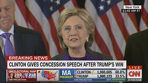 BREAKING: Hillary Clinton tells supporters, "I’m sorry that we did not win the election." http://cnn.it/2fSBdzj | CNN