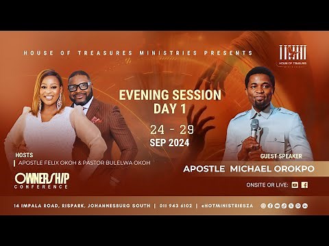 Ownership Conference 2024 || Night 1 || Apostle Michael Orokpo - The Effects of Looking Unto Jesus