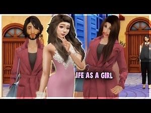 Life As A Girl! [Wearing a Skinsuit👧🏻 ] | Transformation Stories (Sims 4)