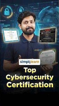 Top Cybersecurity Certifications 2026 | Best Cybersecurity Certifications | #Shorts | #Simplilearn